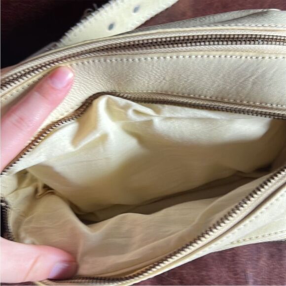 Free People Nikko Leather Sling Bag Cream - Picture 6 of 8